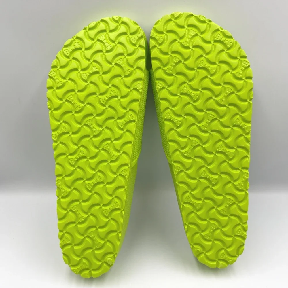 Birkenstock Barbados EVA Slides Mens 12 Lime Green Waterproof Sandals *NEW*